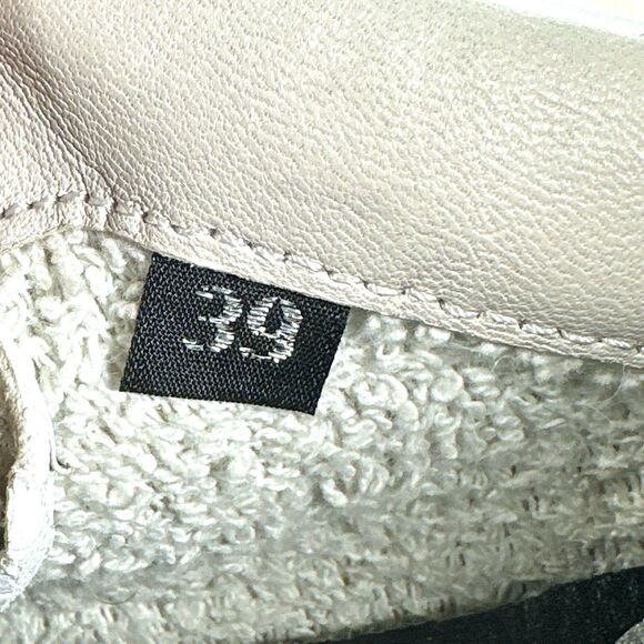 P448 Women Thea White Leather Grey Suede Sneakers Shoes Size 39 US 8.5 Italy - Picture 12 of 16